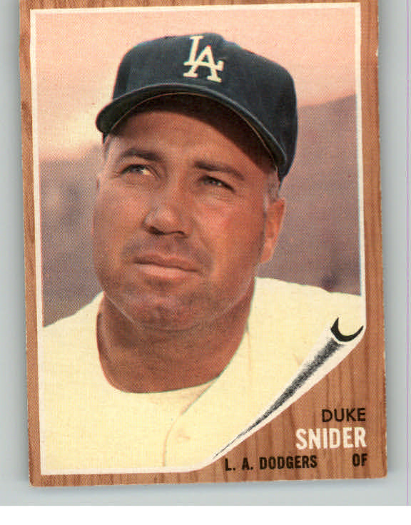 1962 Topps Baseball #500 Duke Snider Dodgers EX-MT 414358