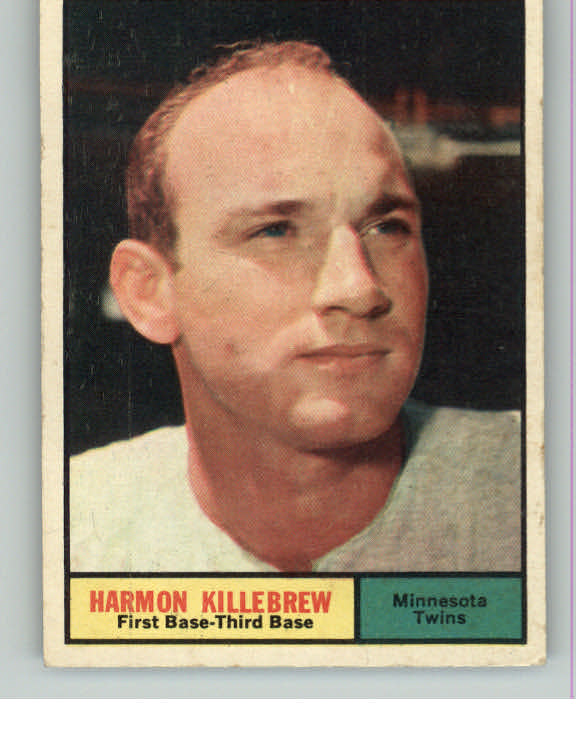 1961 Topps Baseball #080 Harmon Killebrew Twins EX 414365