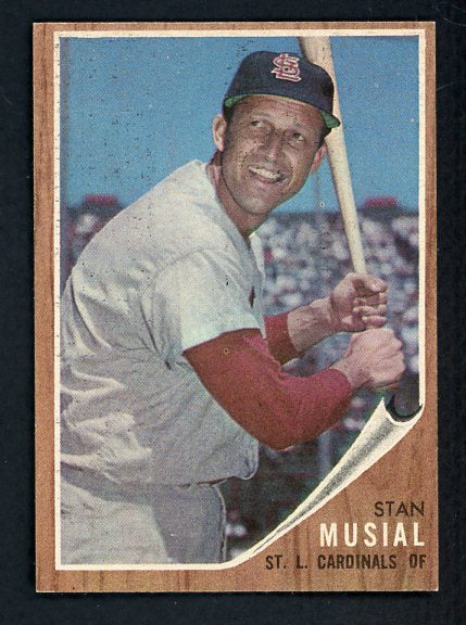 1962 Topps Baseball #050 Stan Musial Cardinals EX-MT/NR-MT 414375