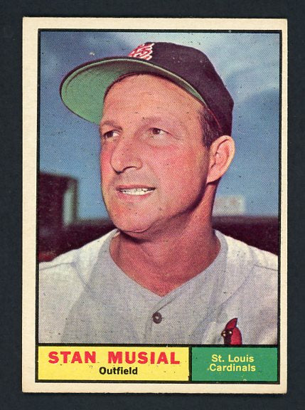 1961 Topps Baseball #290 Stan Musial Cardinals EX-MT 414410