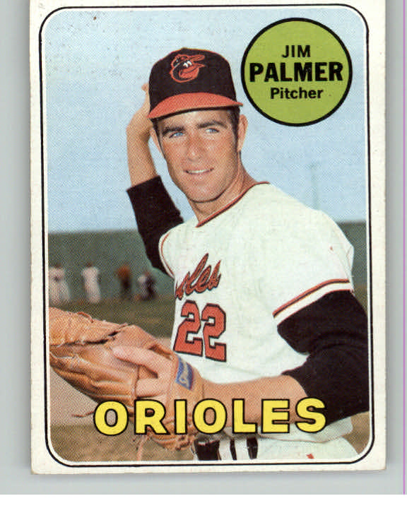 1969 Topps Baseball #573 Jim Palmer Orioles EX+/EX-MT 414767