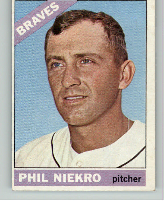 1966 Topps Baseball #028 Phil Niekro Braves EX-MT 414770