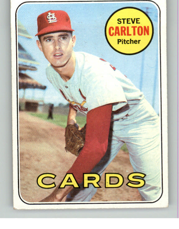 1969 Topps Baseball #255 Steve Carlton Cardinals EX 414792