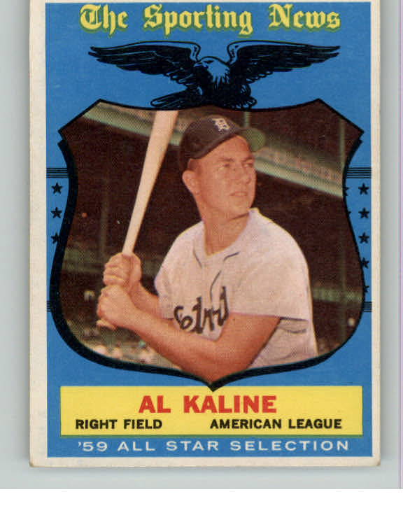 1959 Topps Baseball #562 Al Kaline A.S. Tigers EX 414835