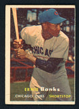 1957 Topps Baseball #055 Ernie Banks Cubs VG-EX 414864