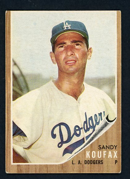 1962 Topps Baseball #005 Sandy Koufax Dodgers VG-EX 414878