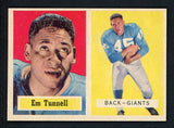 1957 Topps Football #035 Emlen Tunnell Giants NR-MT 414905
