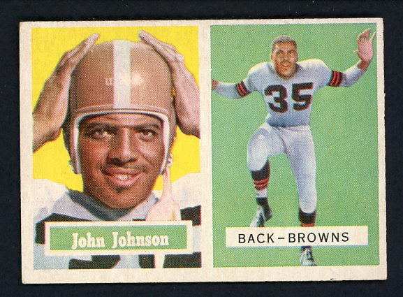 1957 Topps Football #016 John Henry Johnson Browns NR-MT 414908
