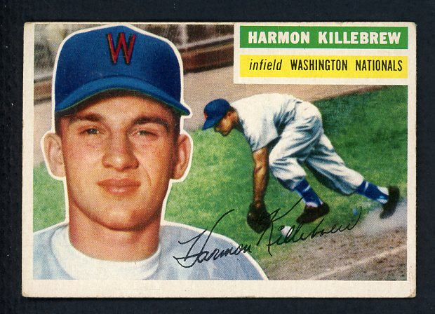 1956 Topps Baseball #164 Harmon Killebrew Senators VG-EX Gray 414940