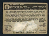 1952 Topps Baseball #026 Monte Irvin Giants Poor Black 414989