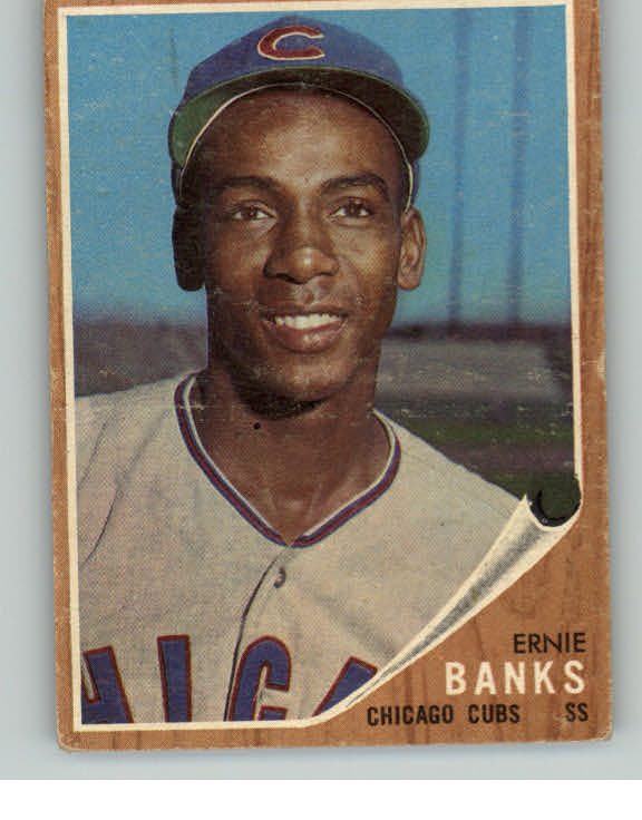 1962 Topps Baseball #025 Ernie Banks Cubs VG-EX 415010