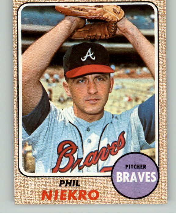 1968 Topps Baseball #257 Phil Niekro Braves EX-MT/NR-MT 415024