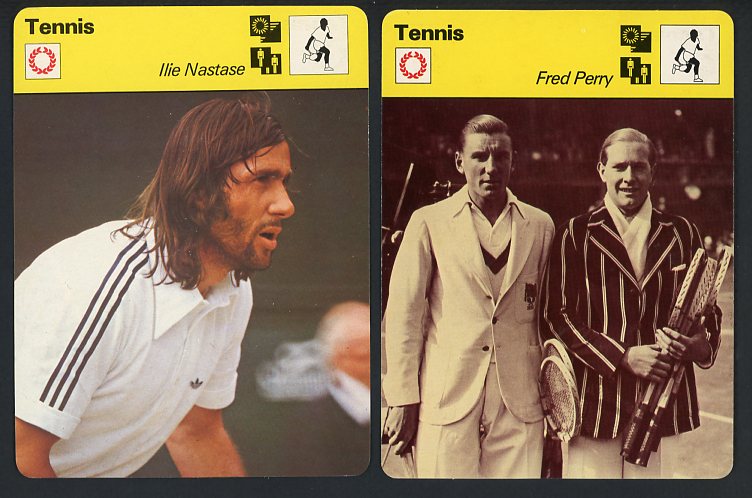 1977 Sportscaster Set Lot 51 Diff EX-MT Tennis Perry Newcombe 415186