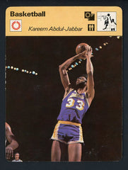 1977 Sportscaster Kareem Abdul Jabbar Lakers EX-MT 415210