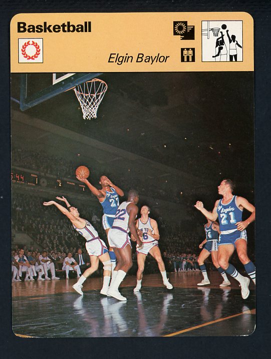 1977 Sportscaster Elgin Baylor Lakers EX-MT 415211