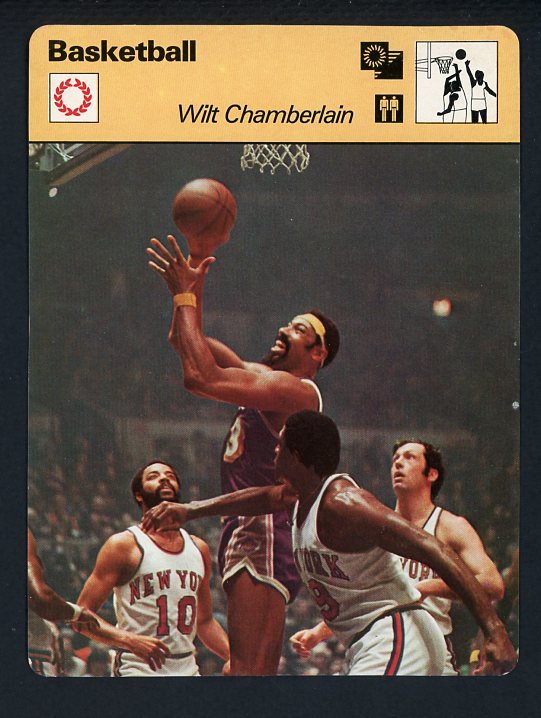 1977 Sportscaster Wilt Chamberlain Lakers EX-MT 415213