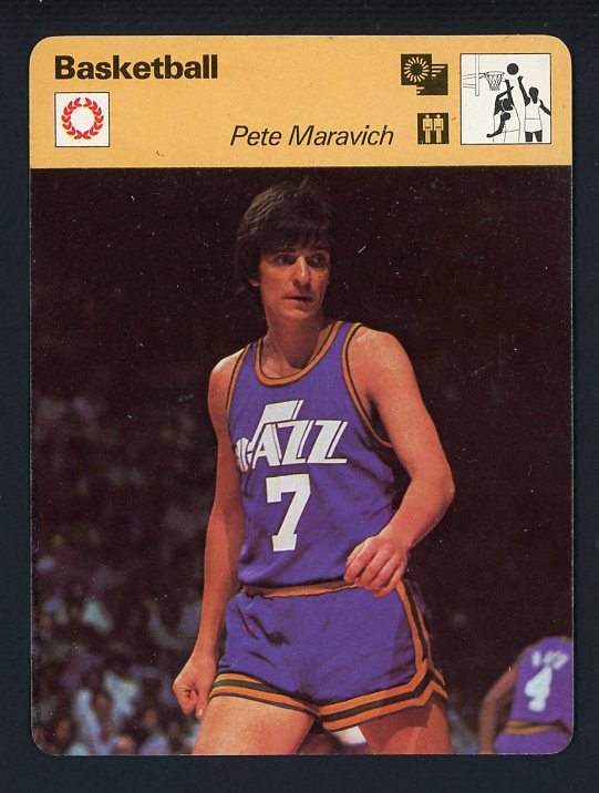 1977 Sportscaster Pete Maravich Jazz EX-MT 415216