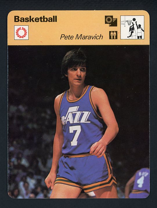 1977 Sportscaster Pete Maravich Jazz EX-MT 415217