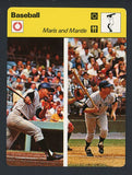 1977 Sportscaster Mickey Mantle Roger Maris EX-MT 415234