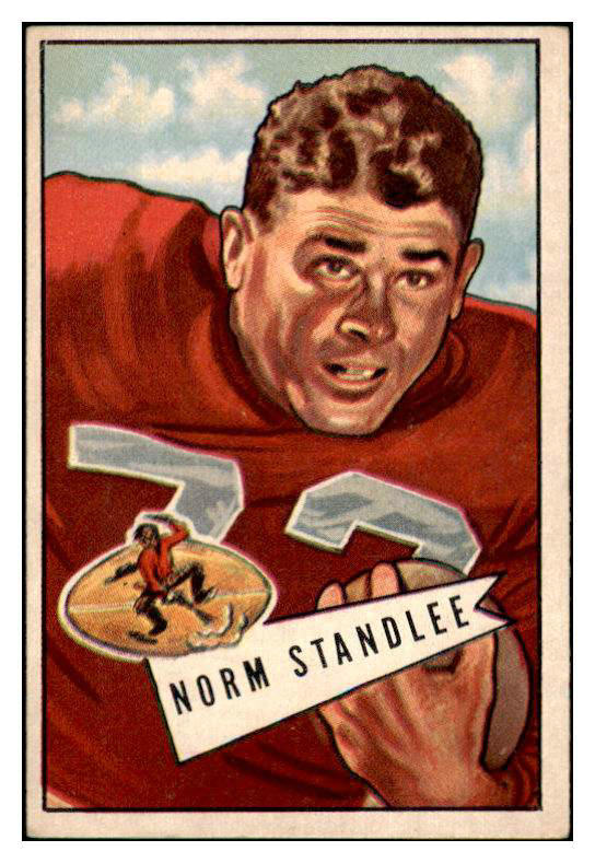 1952 Bowman Large Football #042 Norm Standlee 49ers EX 415271