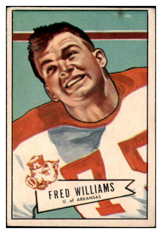 1952 Bowman Large Football #121 Fred Williams Bears EX-MT 415315