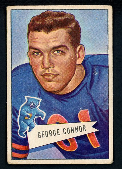 1952 Bowman Large Football #019 George Connor Bears VG-EX 415503