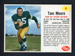 1962 Post Football #010 Tom Moore Packers EX-MT 415521