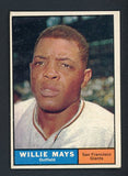 1961 Topps Baseball #150 Willie Mays Giants VG-EX 416100