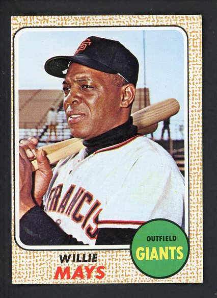 1968 Topps Baseball #050 Willie Mays Giants EX-MT oc 416101