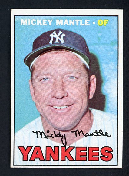 1967 Topps Baseball #150 Mickey Mantle Yankees EX-MT 416124