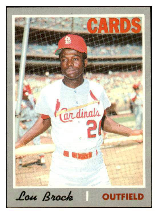 1970 Topps Baseball #330 Lou Brock Cardinals EX-MT 416271