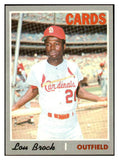 1970 Topps Baseball #330 Lou Brock Cardinals EX-MT 416271