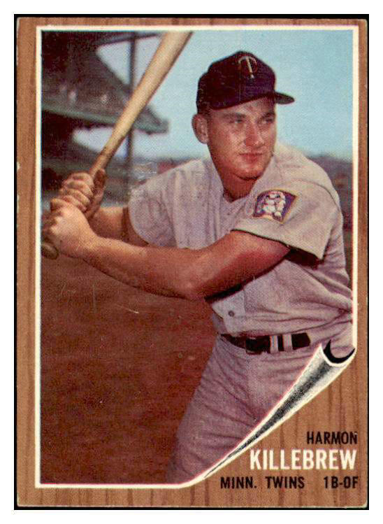 1962 Topps Baseball #070 Harmon Killebrew Twins EX-MT 416276