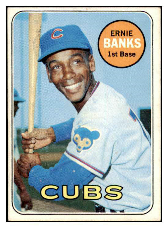 1969 Topps Baseball #020 Ernie Banks Cubs EX+/EX-MT 416309