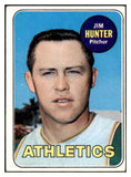 1969 Topps Baseball #235 Catfish Hunter A's EX 416326