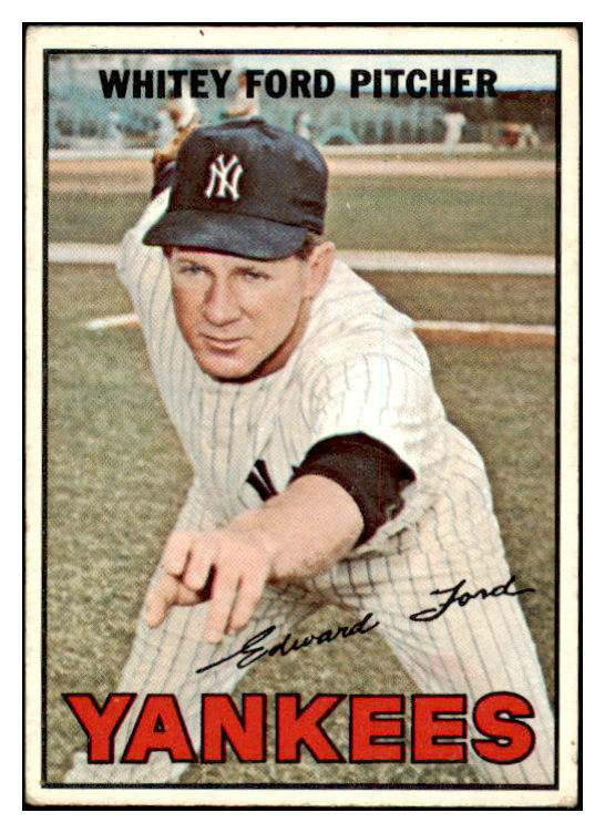 1967 Topps Baseball #005 Whitey Ford Yankees VG-EX 416328
