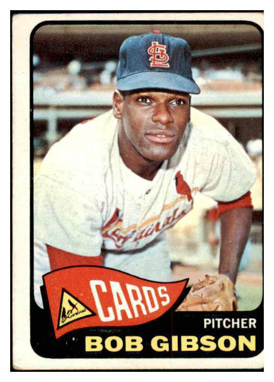 1965 Topps Baseball #320 Bob Gibson Cardinals VG 416336