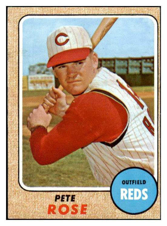 1968 Topps Baseball #230 Pete Rose Reds EX 416344