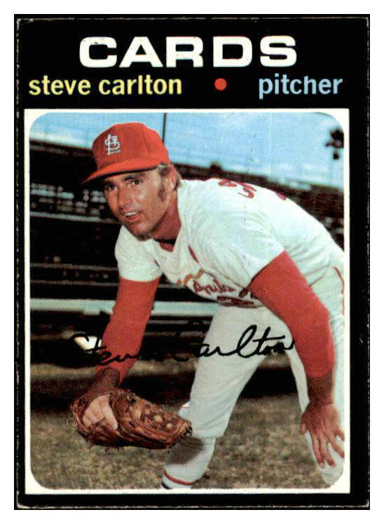 1971 Topps Baseball #055 Steve Carlton Cardinals EX-MT 416417