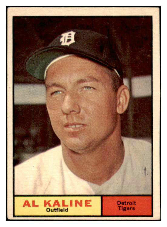 1961 Topps Baseball #429 Al Kaline Tigers EX+/EX-MT 416470