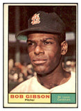 1961 Topps Baseball #211 Bob Gibson Cardinals EX+/EX-MT 416473