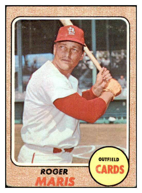 1968 Topps Baseball #330 Roger Maris Cardinals EX 416483
