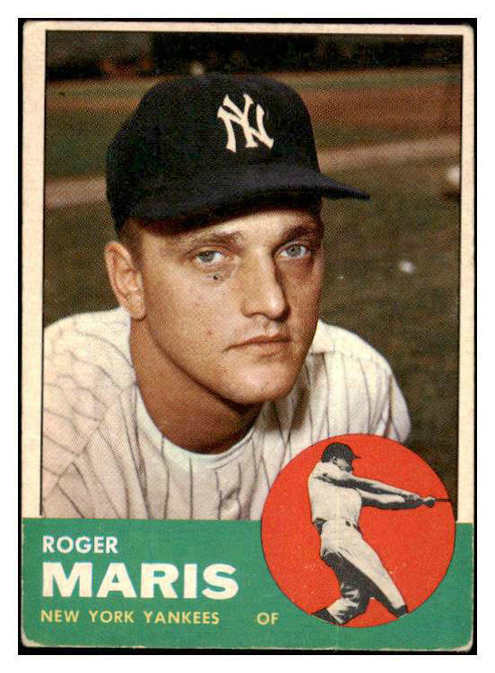 1963 Topps Baseball #120 Roger Maris Yankees VG-EX 416484