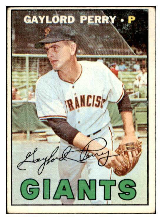 1967 Topps Baseball #320 Gaylord Perry Giants VG-EX 416492