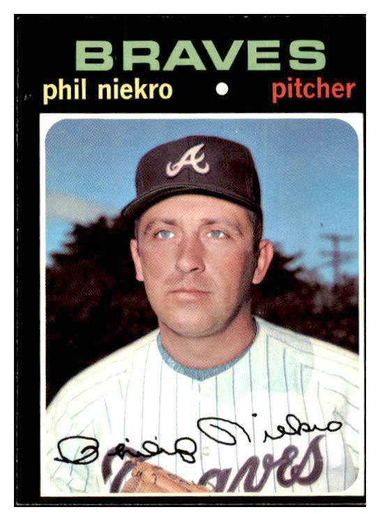 1971 Topps Baseball #030 Phil Niekro Braves NR-MT 416499