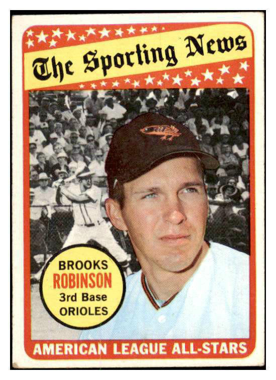 1969 Topps Baseball #421 Brooks Robinson A.S. Orioles EX 416516
