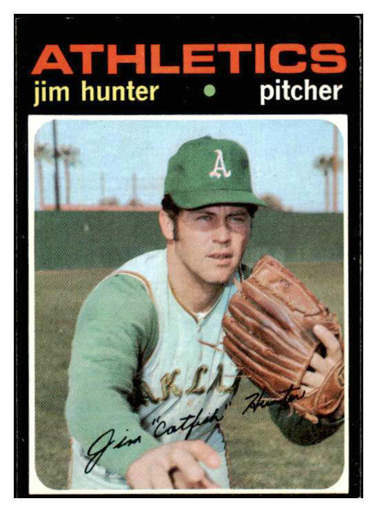 1971 Topps Baseball #045 Catfish Hunter A's NR-MT 416532