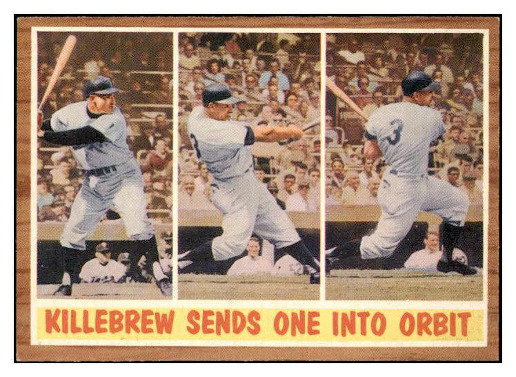1962 Topps Baseball #316 Harmon Killebrew IA Twins EX-MT/NR-MT 416561