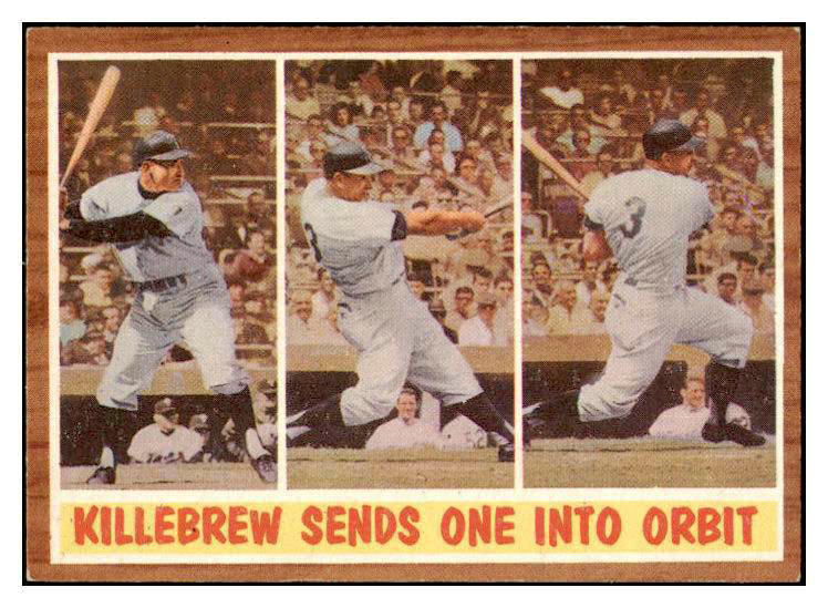 1962 Topps Baseball #316 Harmon Killebrew IA Twins EX-MT 416562