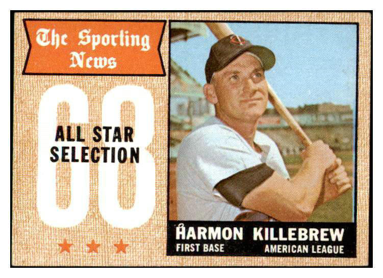 1968 Topps Baseball #361 Harmon Killebrew A.S. Twins NR-MT 416564